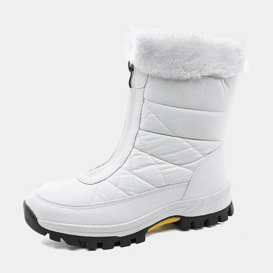 Fashion waterproof and fleece snow boots