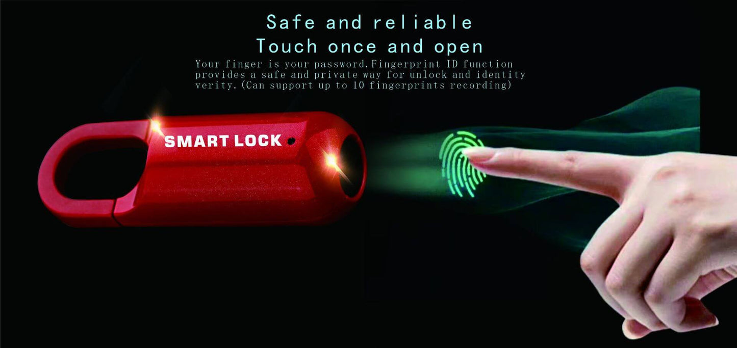 Smart Touch Fingerprint Padlock