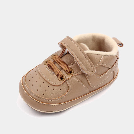 Casual rubber soled baby shoes