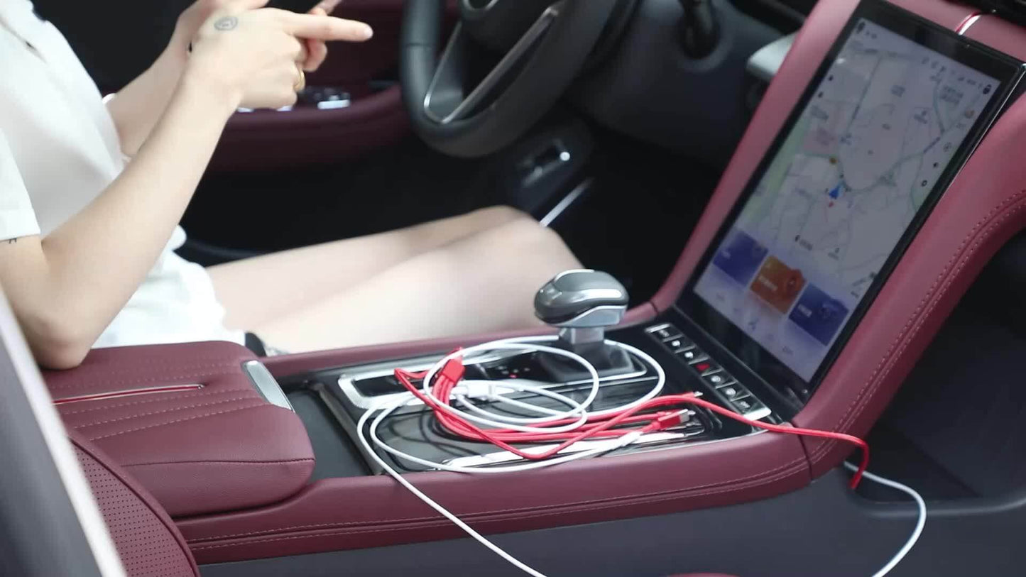 Retractable car charger