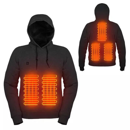 Men's USB hooded thermal hoodie