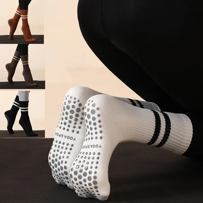 Women's non-slip yoga cotton socks