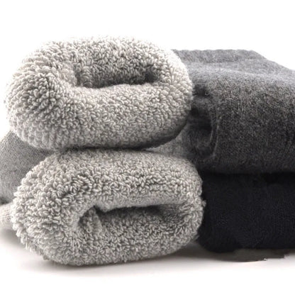 Three pairs of wool socks for men
