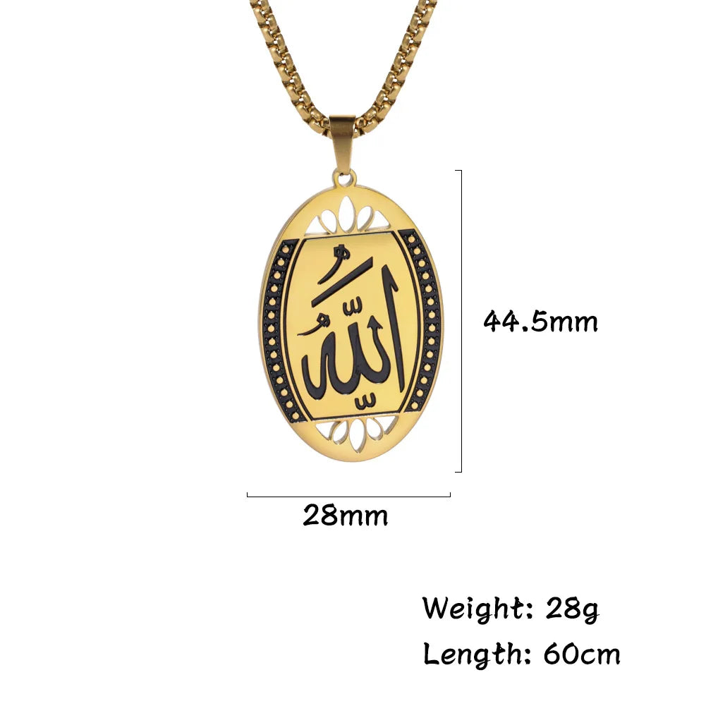 W icon electroplated necklace