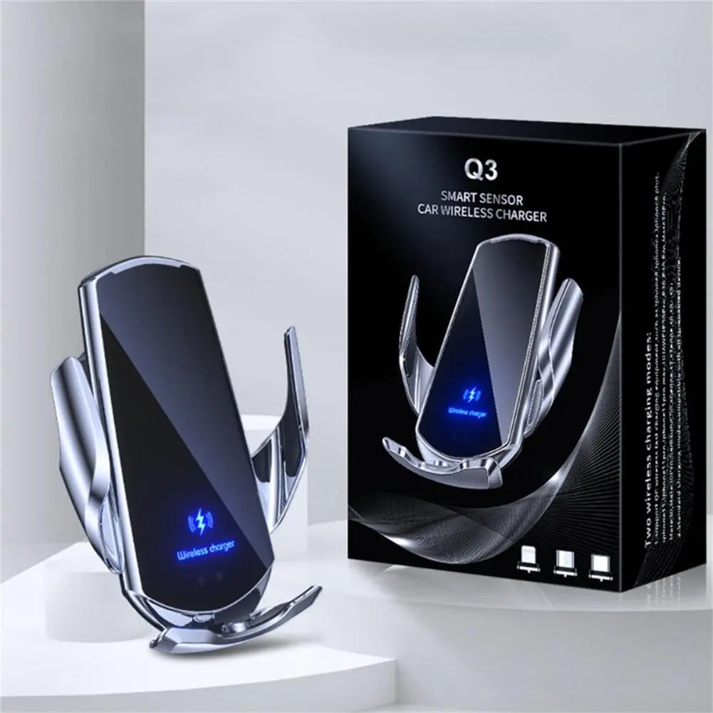 Car wireless charging mobile phone stand