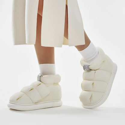 Tofu cotton slippers