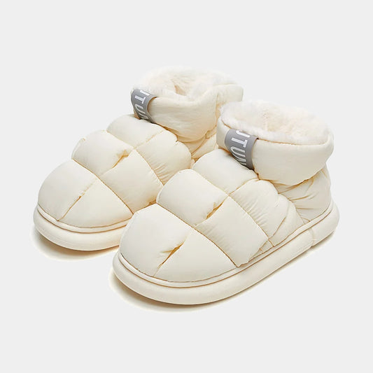 Tofu cotton slippers