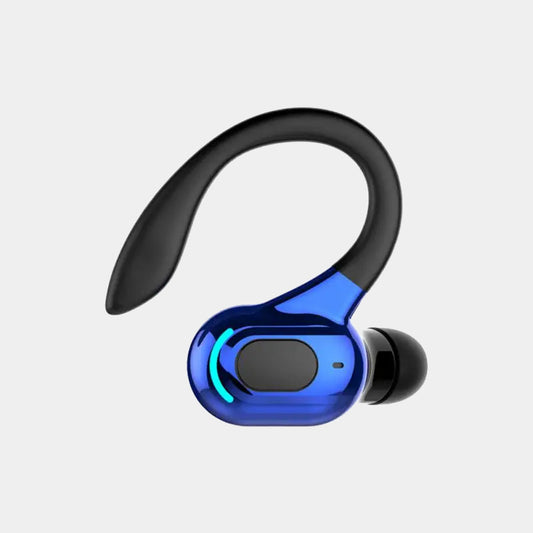Sports headphones with one ear hanging ear