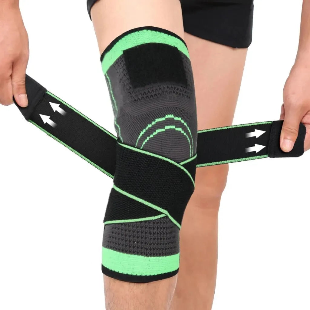 Sports strap knee pads