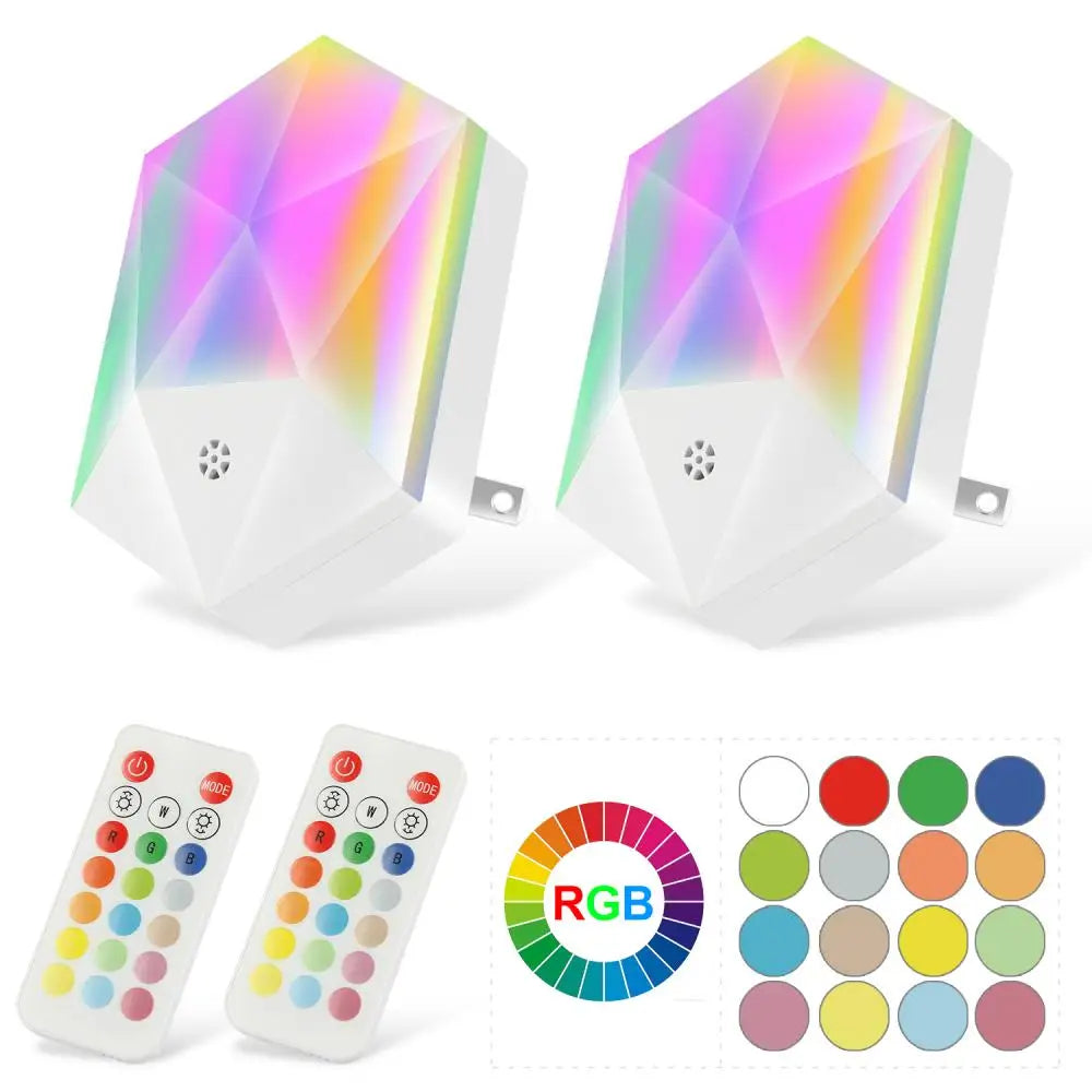 16 color RGB remote control night light