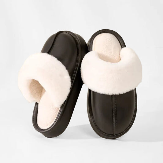 Winter waterproof cotton slippers