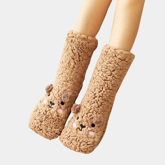Winter Women Cute Bear Socks